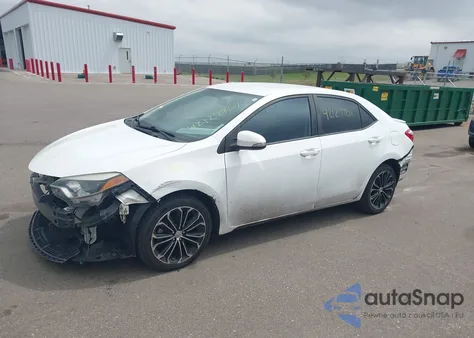 2014 Toyota Corolla S Plus from USA, damaged, VIN 2T1BURHE1EC075577